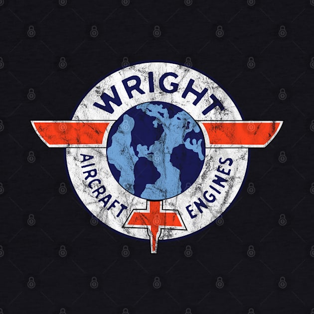 Wright Aircraft Engines Vintage by DesignedForFlight